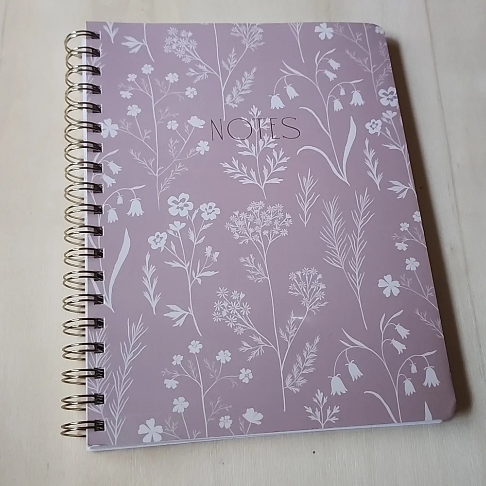 Brand New Fringe Dusty Rose Botanicals  Spiral 📓 Notebook